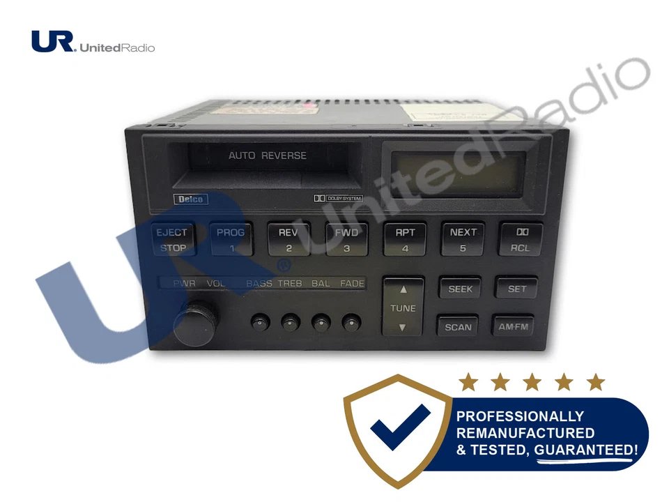 16139827 VINTAGE CHEVROLET AM/FM CASSETTE 1991-1992 GEO PRIZM - Image 1 of 1