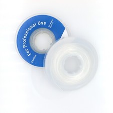 Dental Orthodontic ArchWire Sleeves Protective Tube Elastic 5 Meters Gray/Clear
