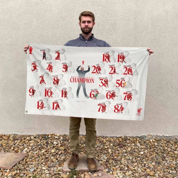 Liverpool FC 3D House Flag Champions Premier League