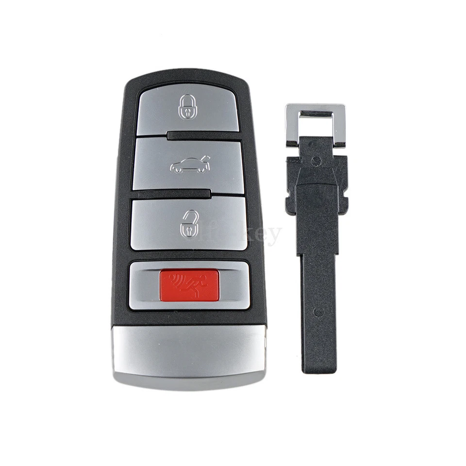 2 Llavero remoto sin llave para VW Passat CC 2007 2008 2009 2010 2011 2012 2013 Foto 4 de 4