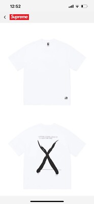 Supreme x North Face Tee White XXLarge