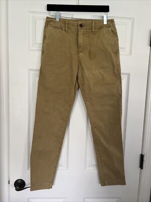 Pantalon Chino American Eagle Kaki Taille 29x30 - Coupe Relaxed - Occasion Très Bon état