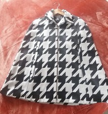 Baukjen Whitmore Jacquard Houndstooth Cape Size Small