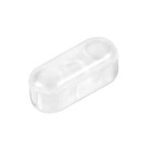 Blind Ball Chain Connector 4.5mm Dia. Clamshell Crimp Link Plastic Clear 10pcs