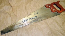 Vintage Sears Craftsman 26" 8pt Taper Ground Course Crosscut Hand Saw 936235