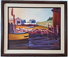HOWARD LAYTE (1931-2014), Orig. / Canvas,  24" by 30", Maritime — photo 7