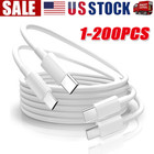 IPhone 16 17 Pro Max USB-C to USB-C Cable Fast Charger lot Type C Charging Cord