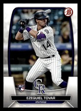 Ezequiel Tovar 2023 Bowman #15 Colorado Rockies BASEBALL ROOKIE *060
