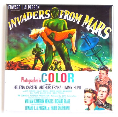 Invaders from Mars (1953) FRIDGE MAGNET movie poster ''style S''