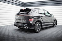 Cup Spoiler CAP FüR Hyundai Kona N-Line Mk2 Schwarz Heckspoiler Dachspoiler