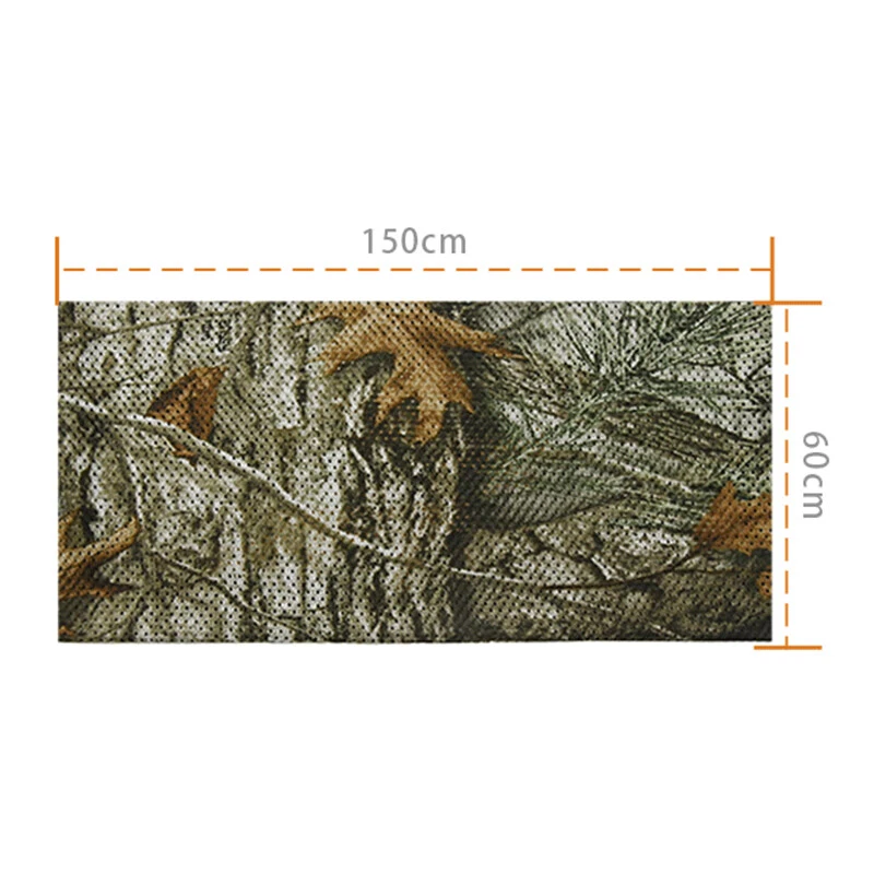 Bufanda de camuflaje de tácticas de caza transpirable y a prueba de viento toalla de malla de camuflaje Foto 4 de 4