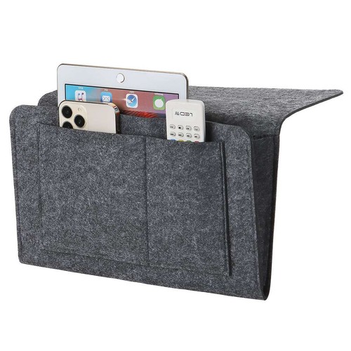 Bedside Pockets Caddy Felt Bed Storage Organizer Hanging Bag Table Sofa Holder - Picture 10 of 19
