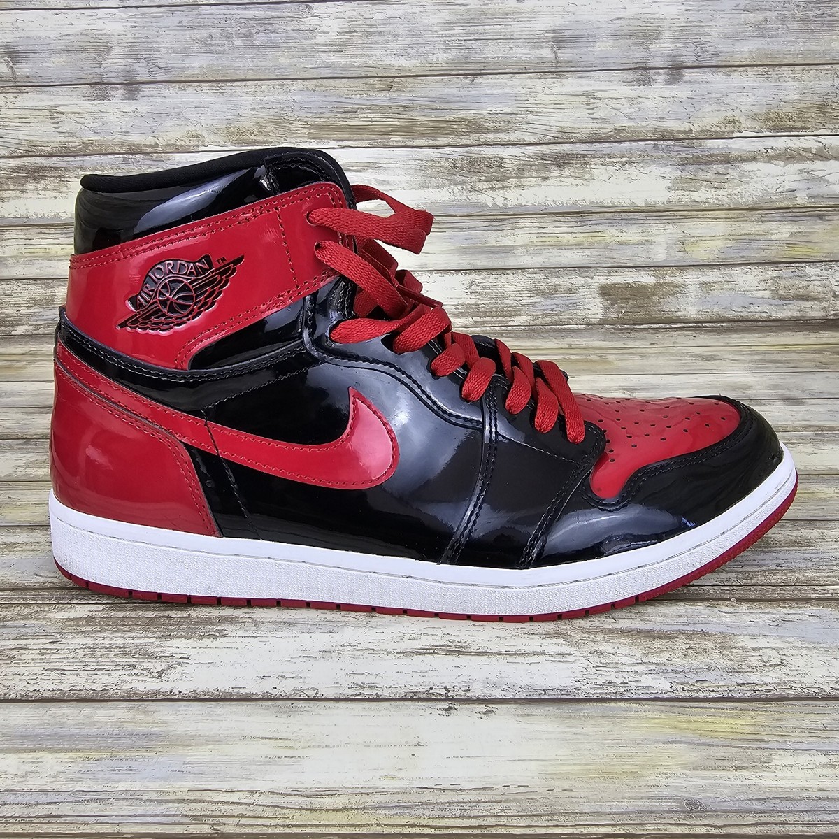 nike air jordan 1 high og patent bred