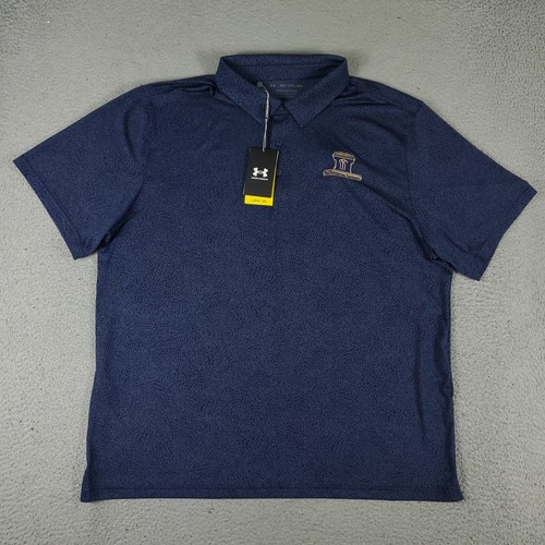 Under Armour Poloshirt Herren Größe 2XL Blau Golf Freizeit Kurzarm - Bild 2 von 7