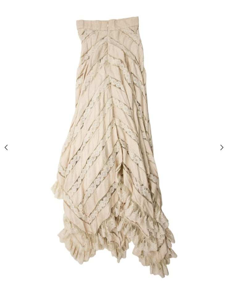 Zimmermann magnificent lace pattern asymmetrical … - image 1