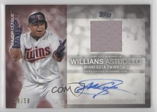 2020 Topps Major League Material Red 38/50 Willians Astudillo #MLMA-WA Auto 1ar1