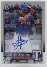 2025 Bowman Chrome Prospect Refractor 396/499 Jesus Lopez #CPA-JLO Auto 8zr