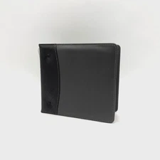 Black/Gray 2 Ring Binders Small Binders for School/Office Durable Stitched