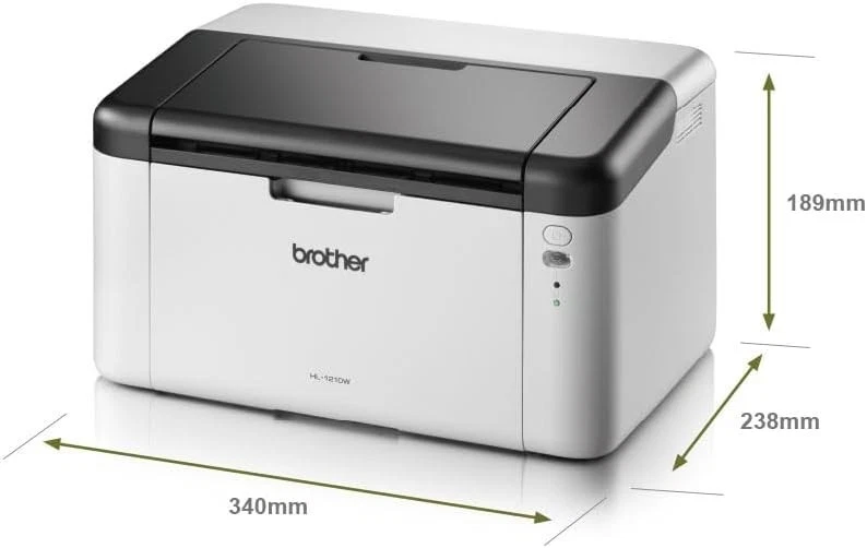 Brother HL-1210W Mono Laser Printer - Single Standard Starter Toner Included - Image 3 of 4