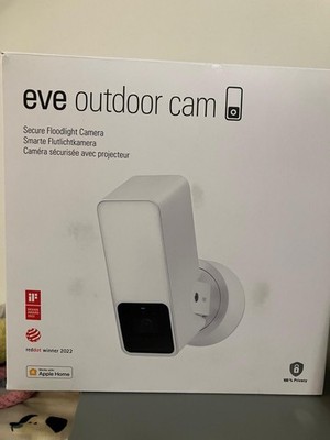 Intelligente Außenkamera EVE Outdoor Cam 1080p weiß