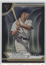 2018 Topps Triple Threads Onyx /50 Lou Gehrig #76 HOF 01ck
