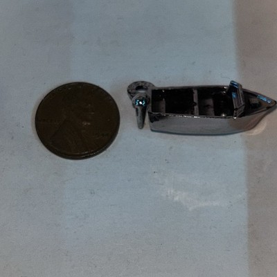 VTG Gumball Charm Prize John Boat Jewelry Cracker Jack Premium