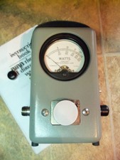 Bird 43 Thruline Wattmeter Watt Element Slug Reading Meter 2X 5X PEP Peak Kit
