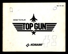 Top Gun Nintendo NES  INSTRUCTION MANUAL ONLY - READ 