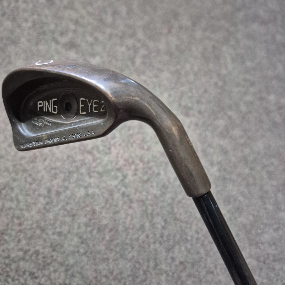 Ping Eye 2 Beryllium Copper BeCu Black Dot Iron 2 Golf Club Aldila