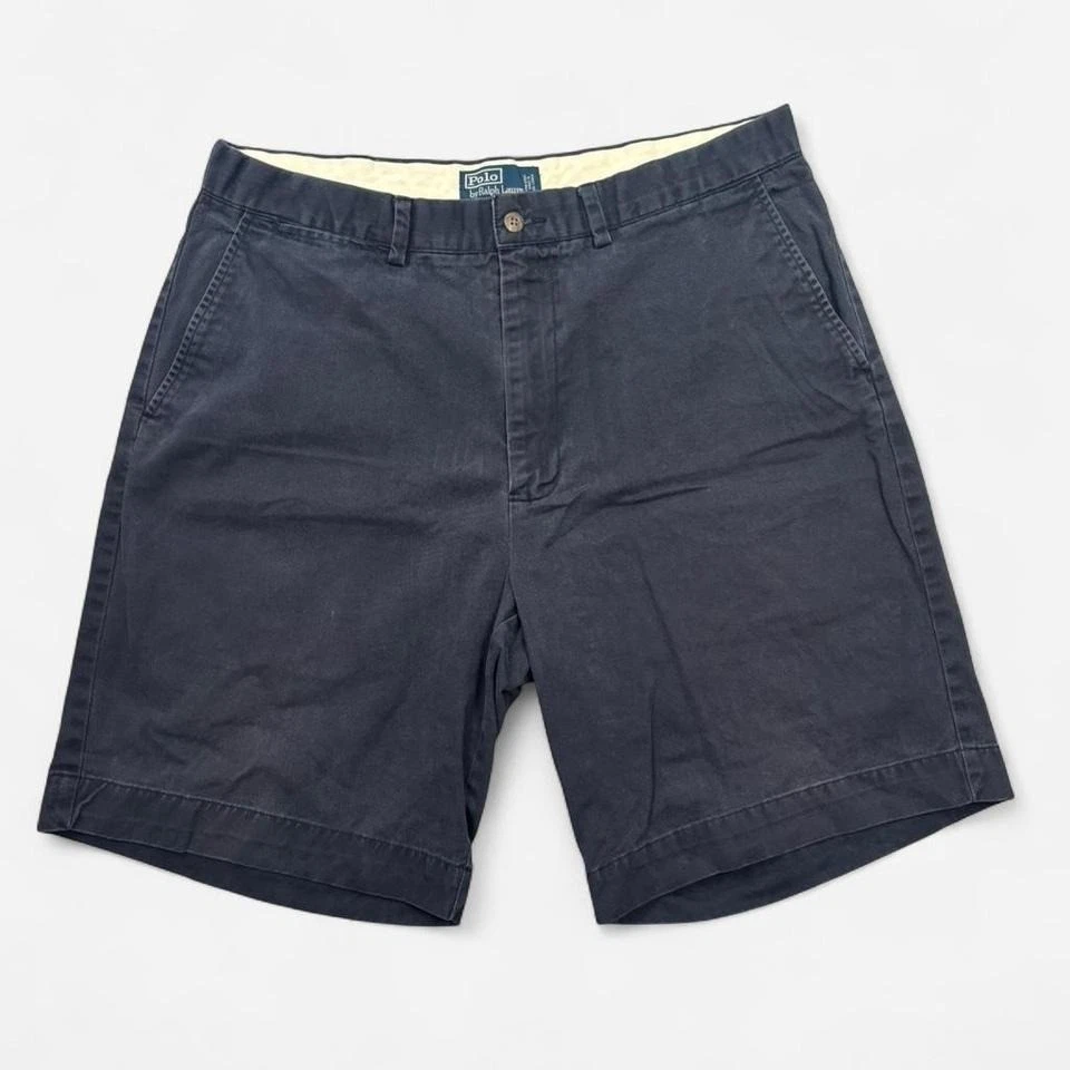 Polo Ralph Lauren Prospect Shorts Mens Navy Chino Cotton Casual Classic 35" 0204