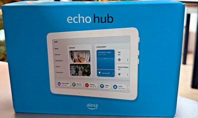 Alexa Echo Hub 8 Zoll Smart-Home-Bedienpanel - Weiß NEU