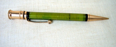 Vintage Parker Duofold  Jade Green Mechanical Pencil