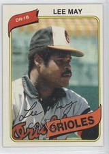 1980 Topps Lee May #490 0f4
