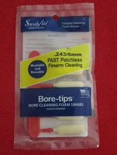 .243cal/6mm Barrel Cleaning Bore-tips® by Swab-its®: Barrel One Package