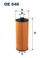 Filtron ÖLfilter OE 646 FüR