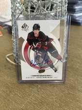 NHL SP AUTHENTIC ON CARD AUTO ANDREI SVECHNIKOV CAROLINA HURRICANES