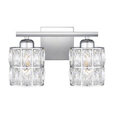 Polished Chrome Two Light Bath from the Gibson Collection