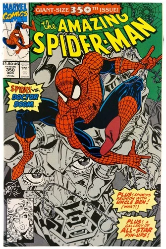 Amazing Spider-Man #350 1991 Marvel Comics NM- Comic Book Direct Doom