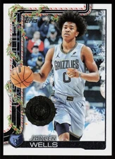 2025-2026 Topps Basketball Holiday Jaylen Wells #H147 Memphis Grizzlies