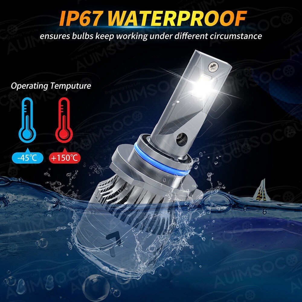 For Acura NSX 1995-2000 2001 LED Headlight Bulbs High/Low Beam 9005&9006 Kit 4x
