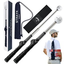 Retractable Golf Swing Trainer - Fix Your Slice - Improve Swing Tempo - Get