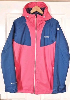 Regatta Raddick Women's Pink/Blue  Isotex Stretch 15000 Waterproof Jacket UK 18