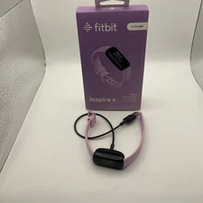 Fitbit Inspire 3 Heart Rate Monitor Health & Fitness Tracker | Lilac Bliss