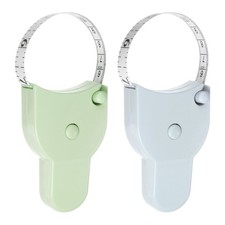 2pcs Body Measure Tape 60" 150cm Measure Retractable Measuring Tape Green Blue