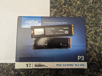 Crucial P3 1TB NVMe M.2 SSD PCIe 3.0 | 3500MB/s | CT1000P3SSD8 | eBay
