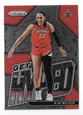 2023 PANINI PRIZM WNBA BASKETBALL #7 A'JA WILSON GET HYPED INSERT,ACES