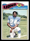 1977 Topps #176 Dexter Bussey Lions RC