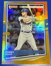 2020 Donruss #106 Corey Seager Holo Orange Los Angeles Dodgers Shortstop MVP ⚾️