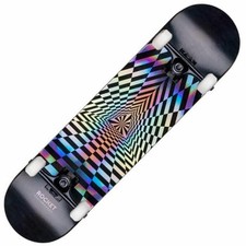 Monopatín completo ROCKET - Prism Foil plateado 7,75 "x31"