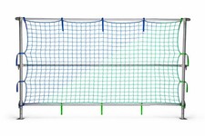 Seitenschutznetz mit angen&auml;htem GSV Dachdeckerfangnetz Ger&uuml;stnetz 2x5 m, 2x10 m